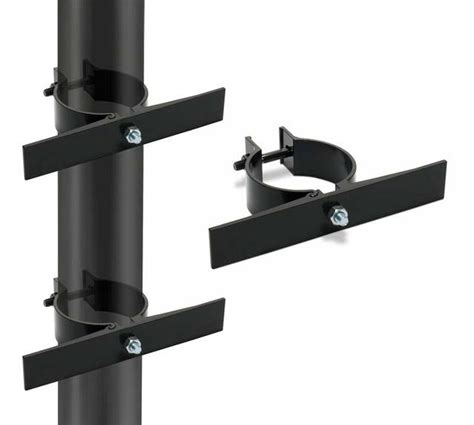 metal bracket for pole carrier|slip on pole brackets.